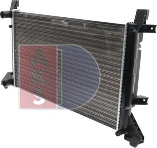 AKS Dasis 240070N - Radiator, engine cooling autospares.lv