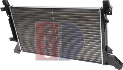 AKS Dasis 240070N - Radiator, engine cooling autospares.lv