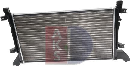 AKS Dasis 240070N - Radiator, engine cooling autospares.lv