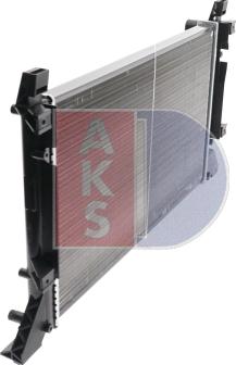 AKS Dasis 240070N - Radiator, engine cooling autospares.lv