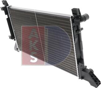 AKS Dasis 240070N - Radiator, engine cooling autospares.lv