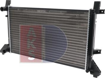 AKS Dasis 240070N - Radiator, engine cooling autospares.lv