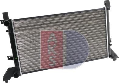 AKS Dasis 240070N - Radiator, engine cooling autospares.lv