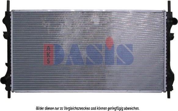 AKS Dasis 250610N - Radiator, engine cooling autospares.lv