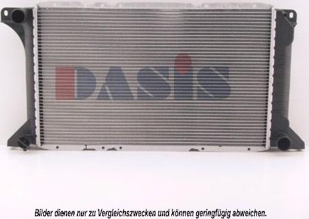 AKS Dasis 250220N - Radiator, engine cooling autospares.lv