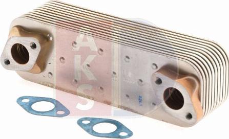 AKS Dasis 266006N - Oil Cooler, engine oil autospares.lv