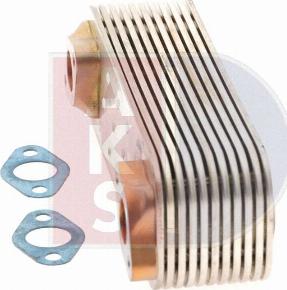 AKS Dasis 266006N - Oil Cooler, engine oil autospares.lv