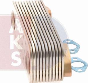 AKS Dasis 266006N - Oil Cooler, engine oil autospares.lv