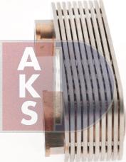 AKS Dasis 266025N - Oil Cooler, engine oil autospares.lv