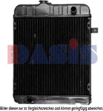 AKS Dasis 260004N - Radiator, engine cooling autospares.lv