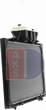 AKS Dasis 260012N - Radiator, engine cooling autospares.lv