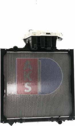 AKS Dasis 260012N - Radiator, engine cooling autospares.lv