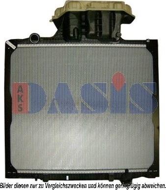 AKS Dasis 261900N - Radiator, engine cooling autospares.lv