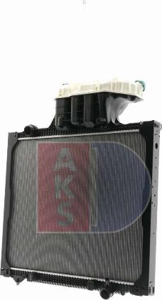 AKS Dasis 261900X - Radiator, engine cooling autospares.lv