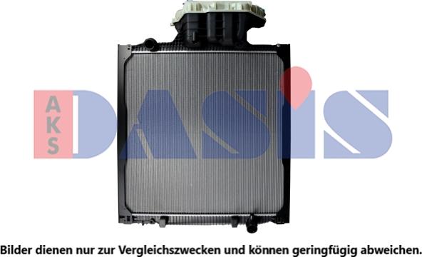 AKS Dasis 261910X - Radiator, engine cooling autospares.lv