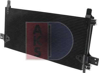 AKS Dasis 262002N - Condenser, air conditioning autospares.lv