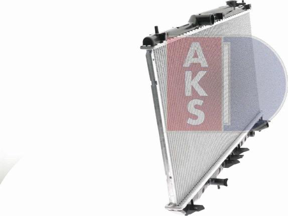 AKS Dasis 219071N - Radiator, engine cooling autospares.lv