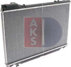 AKS Dasis 210490N - Radiator, engine cooling autospares.lv