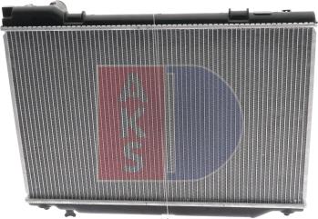 AKS Dasis 210490N - Radiator, engine cooling autospares.lv