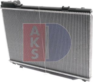 AKS Dasis 210490N - Radiator, engine cooling autospares.lv