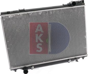 AKS Dasis 210490N - Radiator, engine cooling autospares.lv