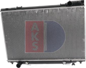 AKS Dasis 210490N - Radiator, engine cooling autospares.lv