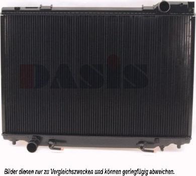 AKS Dasis 210490N - Radiator, engine cooling autospares.lv