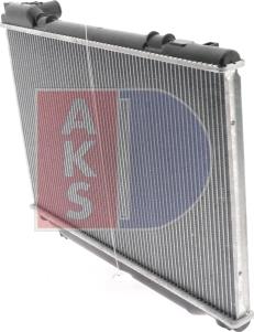 AKS Dasis 210490N - Radiator, engine cooling autospares.lv