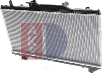 AKS Dasis 210440N - Radiator, engine cooling autospares.lv