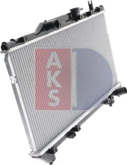 AKS Dasis 210440N - Radiator, engine cooling autospares.lv