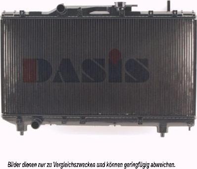 AKS Dasis 210430N - Radiator, engine cooling autospares.lv