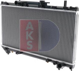 AKS Dasis 210560N - Radiator, engine cooling autospares.lv