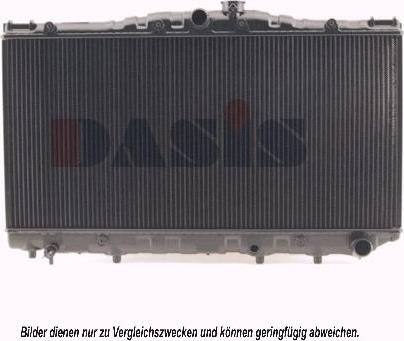 AKS Dasis 210090N - Radiator, engine cooling autospares.lv