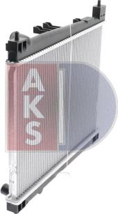 AKS Dasis 210029N - Radiator, engine cooling autospares.lv