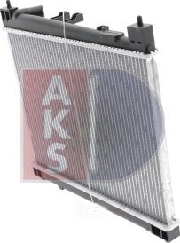 AKS Dasis 210029N - Radiator, engine cooling autospares.lv