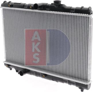 AKS Dasis 210070N - Radiator, engine cooling autospares.lv