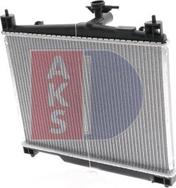 AKS Dasis 210201N - Radiator, engine cooling autospares.lv