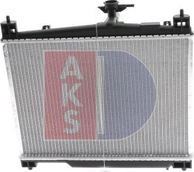 AKS Dasis 210201N - Radiator, engine cooling autospares.lv