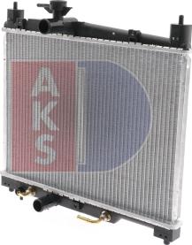 AKS Dasis 210201N - Radiator, engine cooling autospares.lv