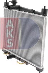 AKS Dasis 210201N - Radiator, engine cooling autospares.lv