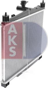 AKS Dasis 210201N - Radiator, engine cooling autospares.lv