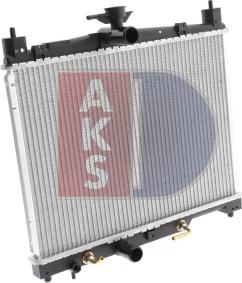 AKS Dasis 210201N - Radiator, engine cooling autospares.lv