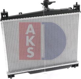 AKS Dasis 210201N - Radiator, engine cooling autospares.lv