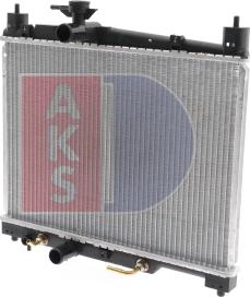 AKS Dasis 210201N - Radiator, engine cooling autospares.lv