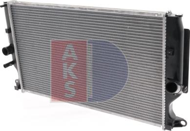 AKS Dasis 210214N - Radiator, engine cooling autospares.lv