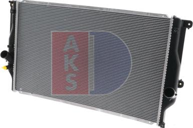 AKS Dasis 210213N - Radiator, engine cooling autospares.lv