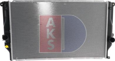 AKS Dasis 210213N - Radiator, engine cooling autospares.lv