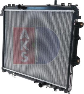 AKS Dasis 210232N - Radiator, engine cooling autospares.lv