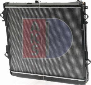 AKS Dasis 210221N - Radiator, engine cooling autospares.lv