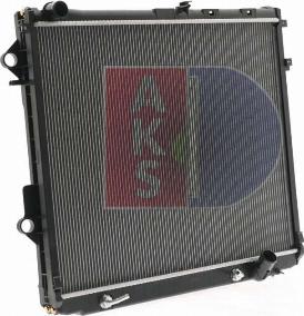 AKS Dasis 210221N - Radiator, engine cooling autospares.lv